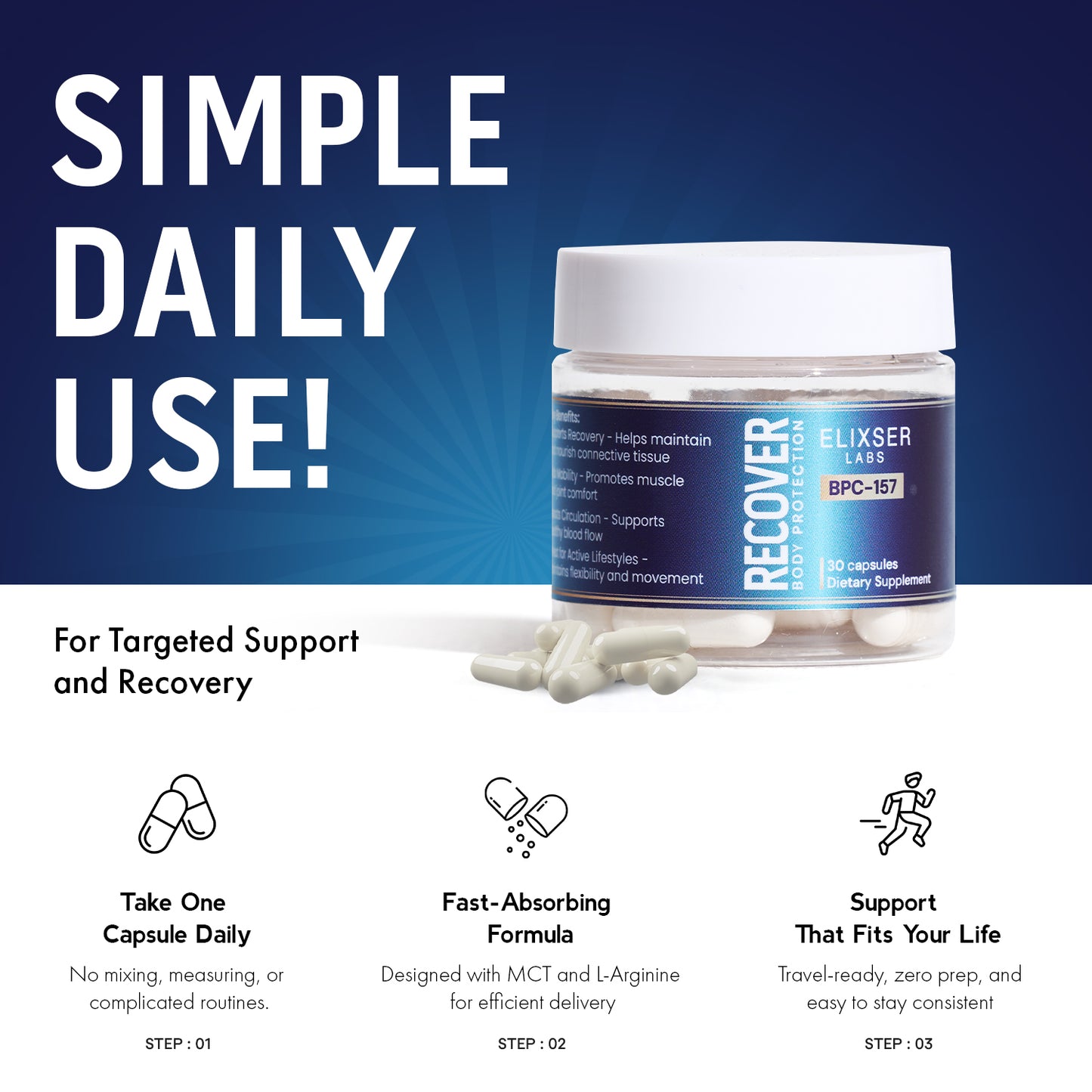 Elixser Recover – Ultra Wound Support